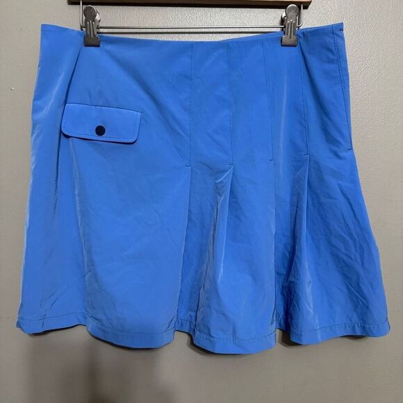 Tory Burch Tory Sport blue pleated skirt size XL - Picture 2 of 8